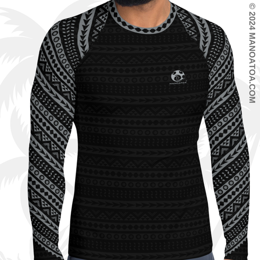 Team Colors | Silver and Black Rashguard